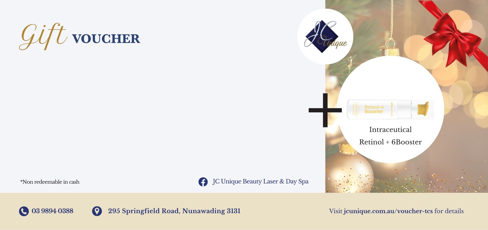 Christmas Voucher Offer 2